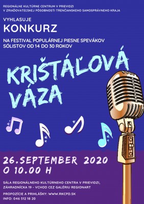 Konkurz na Krištáľovú vázu 2020