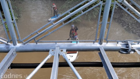 Foto a video: Splavovanie rieky Nitry po záplavách na paddleboarde 8