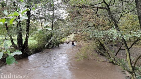 Foto a video: Splavovanie rieky Nitry po záplavách na paddleboarde 15