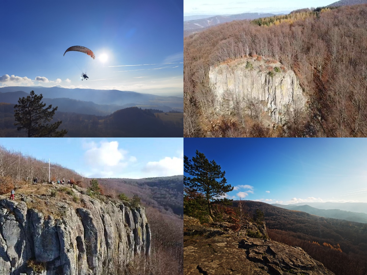 Foto a video: Jesenná Jančekova skala