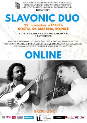 ONLINE koncert Slavonic Duo