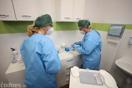Foto a video: Nemocnica Bojnice spustila očkovanie proti COVID-19 v novom vakcinačnom centre 13
