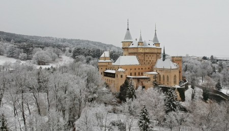 Foto: Bojnický zámok a Bojnice v zime 3