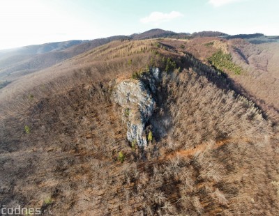 Foto a video: Hajská skala - Ráztočno - okres Prievidza - tip na výlet - túra