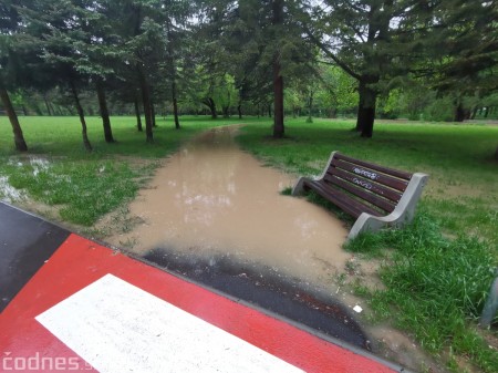 Foto a video: Povodeň - záplavy Mestský park Prievidza 17.5.2021 0
