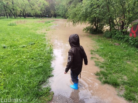 Foto a video: Povodeň - záplavy Mestský park Prievidza 17.5.2021 4
