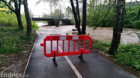Foto a video: Povodeň - záplavy Mestský park Prievidza 17.5.2021 12