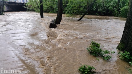 Foto a video: Povodeň - záplavy Mestský park Prievidza 17.5.2021 15