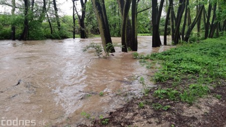 Foto a video: Povodeň - záplavy Mestský park Prievidza 17.5.2021 16
