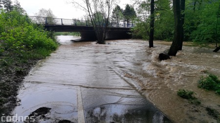 Foto a video: Povodeň - záplavy Mestský park Prievidza 17.5.2021 17