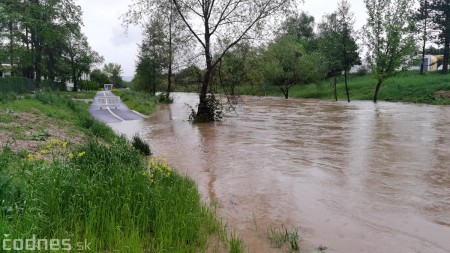 Foto a video: Povodeň - záplavy Mestský park Prievidza 17.5.2021 20