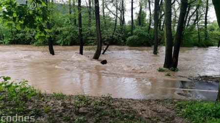 Foto a video: Povodeň - záplavy Mestský park Prievidza 17.5.2021 21
