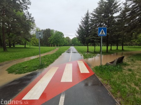 Foto a video: Povodeň - záplavy Mestský park Prievidza 17.5.2021 23