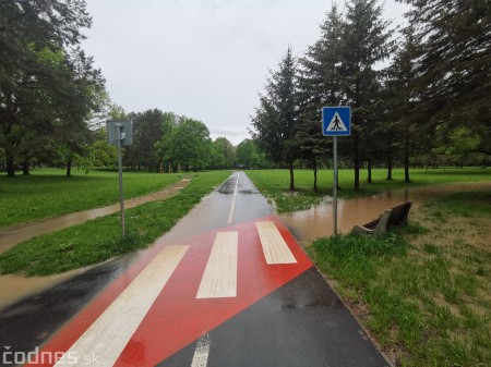 Foto a video: Povodeň - záplavy Mestský park Prievidza 17.5.2021 24