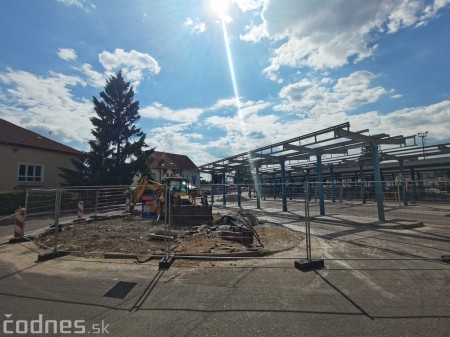 Foto: Začali rekonštrukciu Autobusovej stanice v Prievidzi. Nebude sa však rekonštruovať celá 7