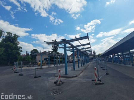 Foto: Začali rekonštrukciu Autobusovej stanice v Prievidzi. Nebude sa však rekonštruovať celá 9