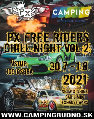 Px free riders | chill night vol. 2 - Zraz milovníkov stylingu aút