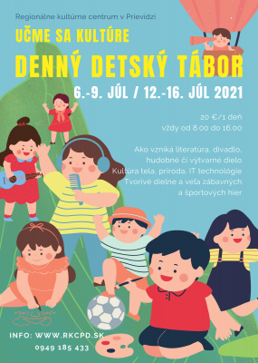 Učme sa kultúre: Denný detský tábor 2021