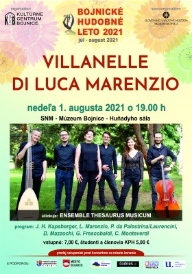 VILLANELLE di LUCA MARENZIO – historická hudba