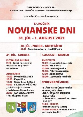 Novianske dni 2021