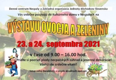Jesenná výstava plodov záhrad