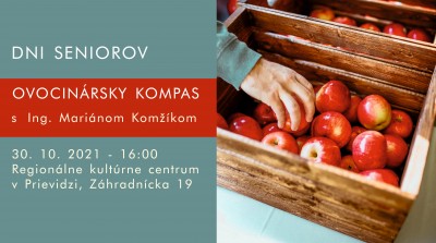 Dni seniorov: Ovocinársky kompas