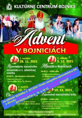 Zrušené - Advent v Bojniciach