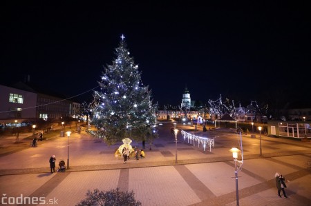 Foto: Vianočná výzdoba - mesto Prievidza - 2021 2