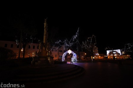 Foto: Vianočná výzdoba - mesto Prievidza - 2021 6
