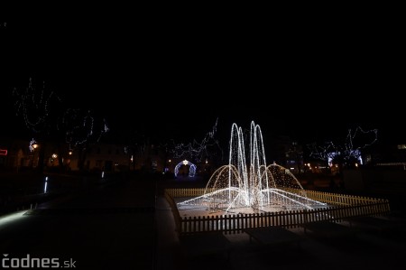 Foto: Vianočná výzdoba - mesto Prievidza - 2021 3