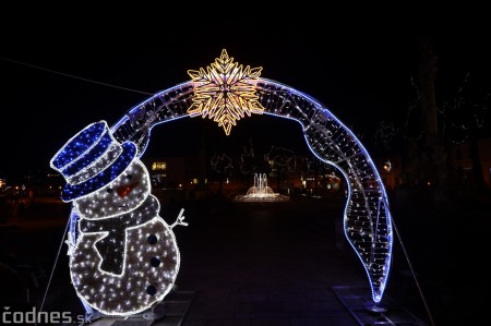Foto: Vianočná výzdoba - mesto Prievidza - 2021 1