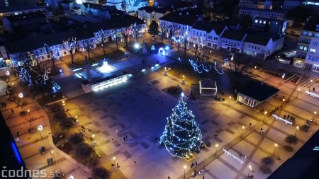 Foto: Vianočná výzdoba - mesto Prievidza - 2021 32