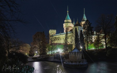 Foto: Bojnický zámok testuje nové výkonejšie a uspornejšie vonkajšie osvetlenie 2