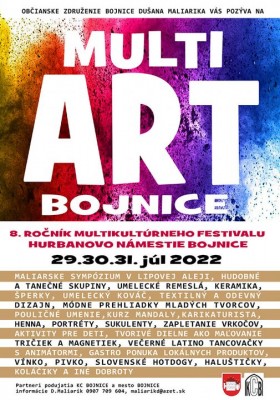 MULTI ART BOJNICE - 8. ročník multikultúrneho festivalu v Bojniciach