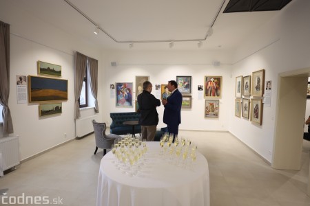 Foto a video: V Prievidzi otvorili v nových priestoroch mestskú galériu Imricha Vysočana 3