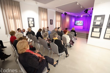 Foto a video: V Prievidzi otvorili v nových priestoroch mestskú galériu Imricha Vysočana 6