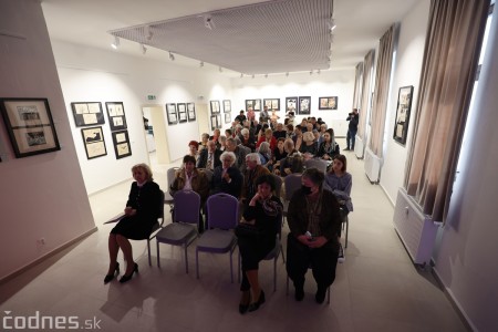 Foto a video: V Prievidzi otvorili v nových priestoroch mestskú galériu Imricha Vysočana 2