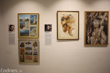 Foto a video: V Prievidzi otvorili v nových priestoroch mestskú galériu Imricha Vysočana 10