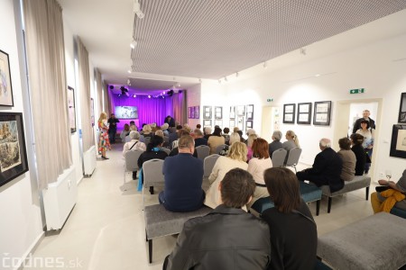 Foto a video: V Prievidzi otvorili v nových priestoroch mestskú galériu Imricha Vysočana 12