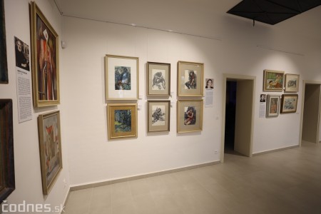 Foto a video: V Prievidzi otvorili v nových priestoroch mestskú galériu Imricha Vysočana 39