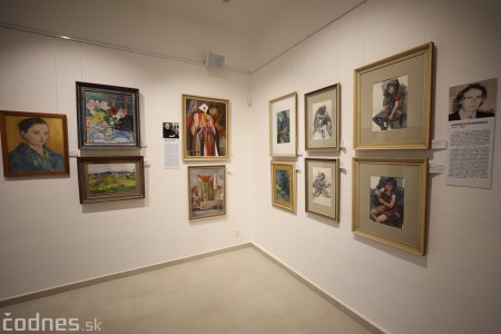 Foto a video: V Prievidzi otvorili v nových priestoroch mestskú galériu Imricha Vysočana 41
