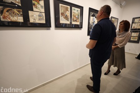 Foto a video: V Prievidzi otvorili v nových priestoroch mestskú galériu Imricha Vysočana 51