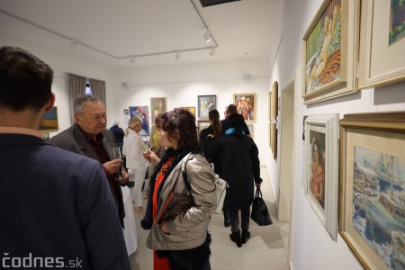 Foto a video: V Prievidzi otvorili v nových priestoroch mestskú galériu Imricha Vysočana 63