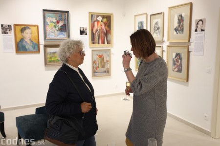 Foto a video: V Prievidzi otvorili v nových priestoroch mestskú galériu Imricha Vysočana 65