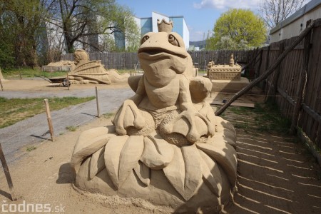 Foto: Nové obrovské pieskové sochy v Bojniciach budete môcť vidieť od 30.4.2022 15
