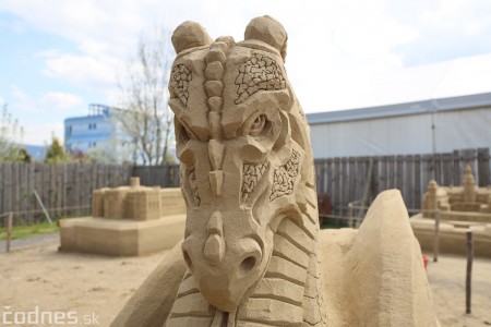 Foto: Nové obrovské pieskové sochy v Bojniciach budete môcť vidieť od 30.4.2022 33