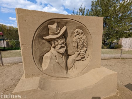 Foto: Nové obrovské pieskové sochy v Bojniciach budete môcť vidieť od 30.4.2022 45