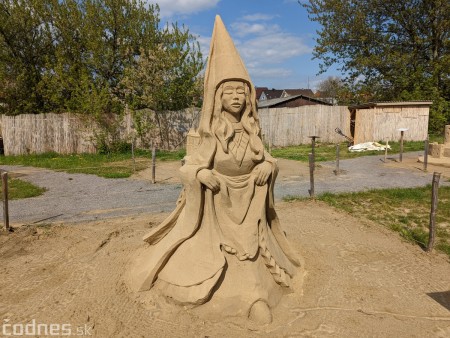 Foto: Nové obrovské pieskové sochy v Bojniciach budete môcť vidieť od 30.4.2022 51
