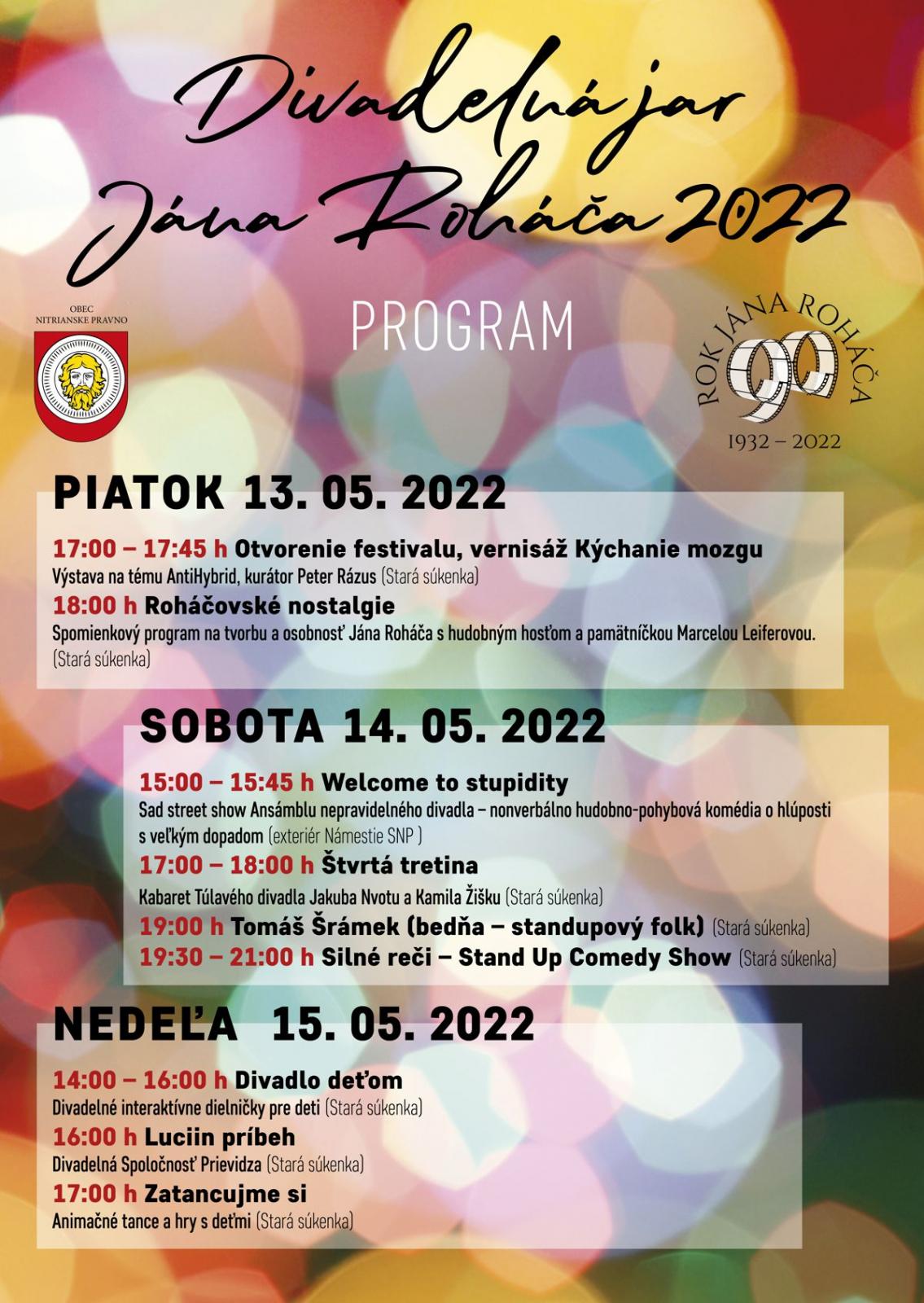 Divadelná jar Jána Roháča 2022 - festival