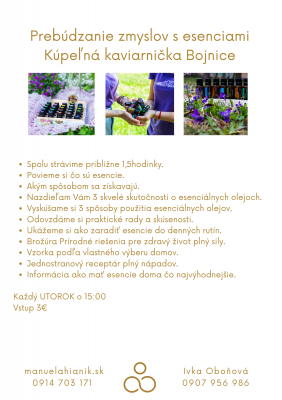 Prebúdzanie zmyslov s esenciami